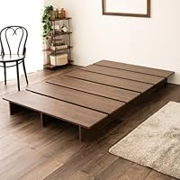 Amazon｜NEO CRASY ボードベッド セミダブル グレー すのこ ローベッド